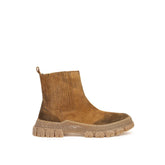Max Mara Brown Suede Leather Boot -   -  Max Mara.